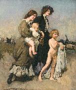 George Washington Lambert The Bathers oil painting artist